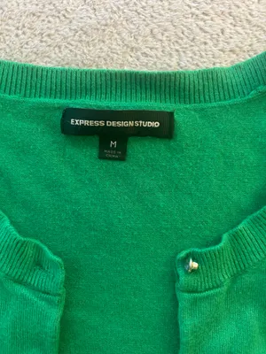 Kelly Green Cardigan thumbnail 2