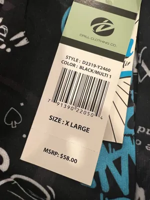 Men’s Colorful Graphic Print Joggers size XL By Drill Clothing thumbnail 3