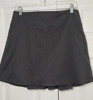 IZOD Performance Pleated Skort Womens Size L Gray Athletic Golf Tennis Skirt thumbnail 1