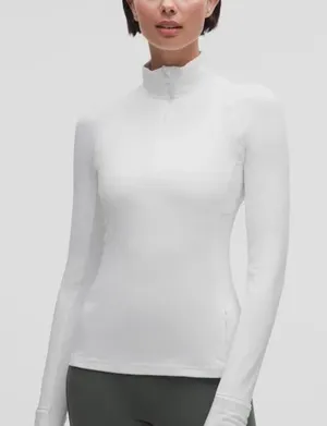 White Lululemon Quarter-Zip thumbnail 1