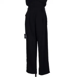 Lulus In the City Black Surplice Sleeveless Jumpsuit Small Minimalist thumbnail 7
