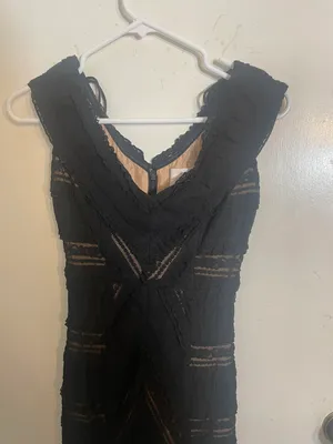 Black Lace Mini Dress thumbnail 2