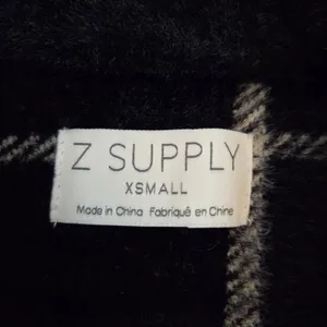 Z Supply Women’s Sz XSmall Button Up Tucker Shacket Shirt Jacket Washed Black thumbnail 7