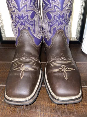 Durango Lady Rebel Purple Brown Western Cowboy Boots Womens 7.5 thumbnail 6