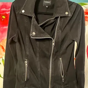 S154. Black Liverpool asymmetrical jacket Size M Size M thumbnail 2