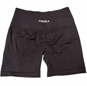 Aurola Black High Waist Bike Shorts 4”, Small, From Amazon thumbnail 1