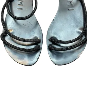 M.Gemi Shoes Womens Size 36 Leather Strappy Slide Sandals Made In Italy Chic‎ thumbnail 3