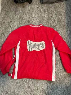 Nebraska Husker Windbreaker Size M thumbnail 4