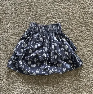 Hollister Flowy Navy Floral Skirt thumbnail 2