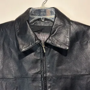 Wilson's Leather- Women's 100% Leather Jacket Full Zip Lined Slit Pockets Size M thumbnail 4