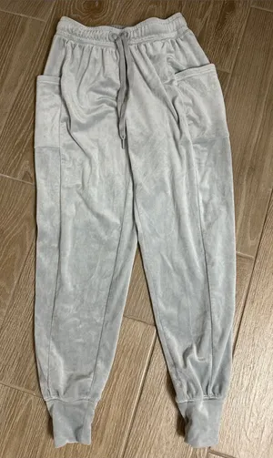 Offline aerie Light Gray Velour Jogger Pants Size XS thumbnail 1