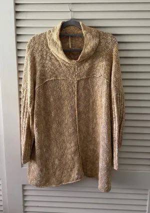 Free People Cowl Neck Sweater Knit thumbnail 1