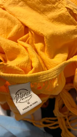 blanco by nature Bright Marigold Halter Maxi Summer Dress By thumbnail 7