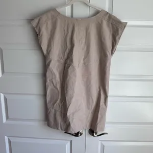 Free People Sawyer Mini Dress Vegan Suede in Oat‎ Milk thumbnail 3