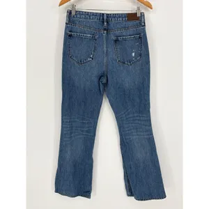Hidden Jeans Happi Split Hem Straight‎ Leg Jeans 27 Distressed Cotton High Rise thumbnail 4