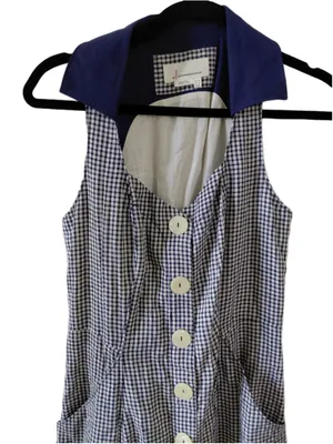 Anthropologie Camelia Gingham Dress Women’s Size 4 thumbnail 6