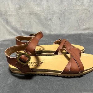Blowfish Malibu‎ Monte Brown Strappy Ankle Strap Sandals BF-7249 Size 9 thumbnail 5