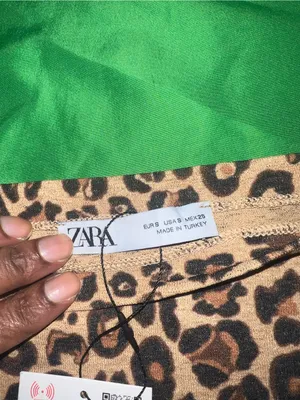 NWT Zara Leopard Print Pants Set with size Small thumbnail 4