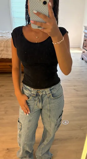 Garage Denim Cargo Jeans thumbnail 1
