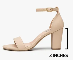 NEW Trary Nude Wedding Shoes Bride 3” Heel Rubber Sole Insole Cushion 10 thumbnail 9