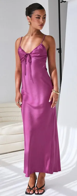 Princess Polly Maguire purple maxi dress thumbnail 1