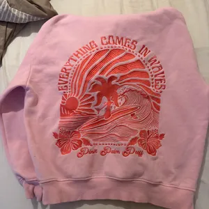 Pink Palm Puff Hoodie thumbnail 3