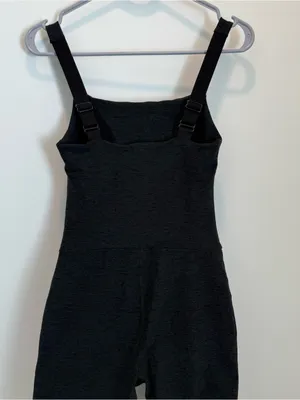 Beyond Yoga Spacedye Hit The Scene Jumpsuit Darkest Night Black Gray Small Bra thumbnail 6