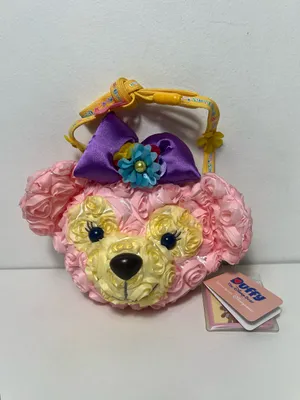 Disney Hong Kong Disneyland ShellieMay Bear Springtime Satin Rose Crossbody Bag thumbnail 3