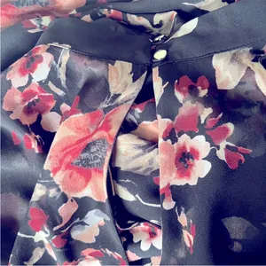 White House Black Market Black Floral Dress thumbnail 5