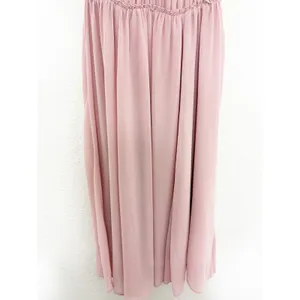 Anthropologie O.P.T Gigi Midi Dress Size Medium Pink Open Back Chiffon Wedding thumbnail 9