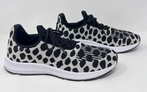 Athletic Works Women's Soft Running Athletic Sneaker 6.5 Black White thumbnail 1
