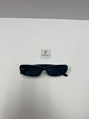 Slim 90s black sunglasses / retro 90s sunglasses thumbnail 5