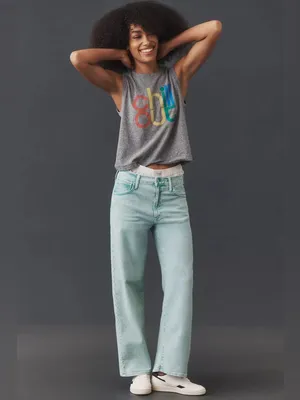 MOTHER The Dodger Ankle High Rise Straight Leg Jeans Just‎ a Dab Womens Size 28 thumbnail 2