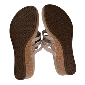 UGG Maddie Wedge‎ Sandals Women's Size 7.5 M Beige thumbnail 7