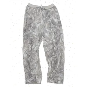 Lululemon Gray Breezy Pant Lightweight Woven Snap Leg Super Hi Rise Size S NEW thumbnail 3