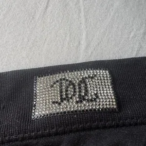 Juicy Couture Black Bedazzled Rhinestone y2k grunge bralette Medium thumbnail 2