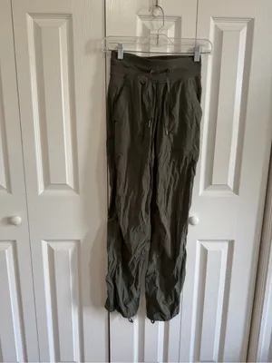 Lululemon Dance Studio Mid-Rise Pant *Full Length Army Green Size 0 thumbnail 5