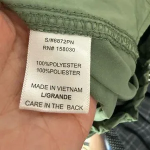 Love Tree Women’s Large Green Cargo Wide Leg Pants Utility thumbnail 5
