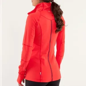 Lululemon Run Toasty Tech Pullover Love Red Size 6 1/4 Zip Running Jacket Shirt thumbnail 2