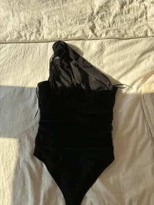 Black Cut Out Bodysuit  thumbnail 2