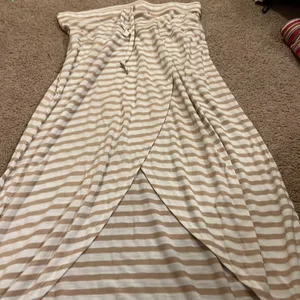 Seven7 beige & white‎ maxi skirt S thumbnail 4