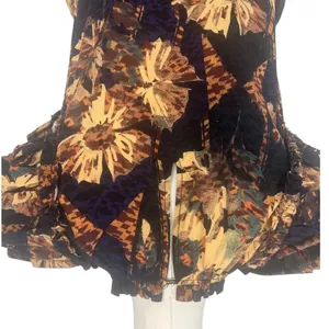 Ulla Johnson Joan Lupine Floral Ruffle Tiered Cotton Dress Size 2 thumbnail 12