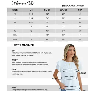 Blooming Jelly Dressy Casual Tops Business Work Blouses Summer Shirts Short Sleeve Crew Ivory M thumbnail 4