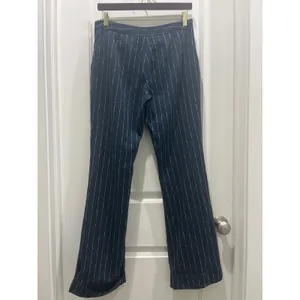 M Missoni Vintage Pinstriped Navy Trousers Sz 6 thumbnail 7