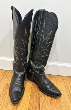 Tecovas Loretta boots midnight 7.5 Black thumbnail 1