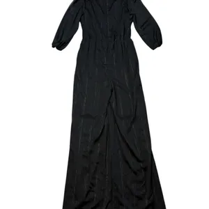 *Modcloth Jumpsuit Womens M Black Metallic Dark Romantic Whimsi Goth Feminine thumbnail 3