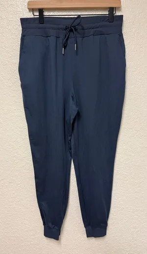 TRAVIS MATHEW Gray/Blue Drawstring Jogger Pants thumbnail 1