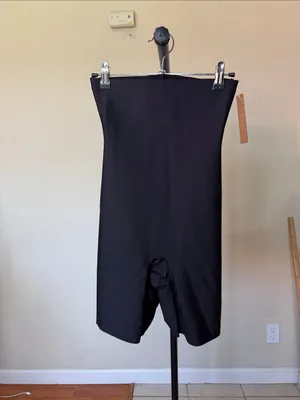 Skims Body Core Sculpt High Waisted mid thigh Short NWT Sz L Onyx Shapewear $80 thumbnail 9