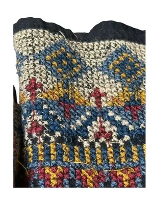 Joie 𖣴 Embroidered Festival Hippie Boho Off The Shoulder Peasant Top 𖣴 Black 𖣴 L thumbnail 7
