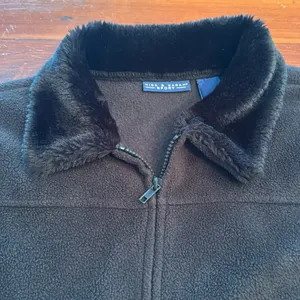 Nick & Sarah Sport fleece jacket with faux fur collar size L thumbnail 5